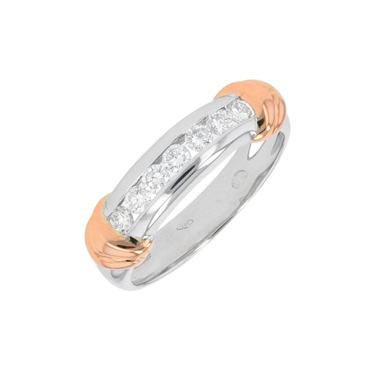 Bague diamants 0.35 carat 2 ors 4.12g Comme neuf -  reconditionné disponible sur Gemme Les Bijoux